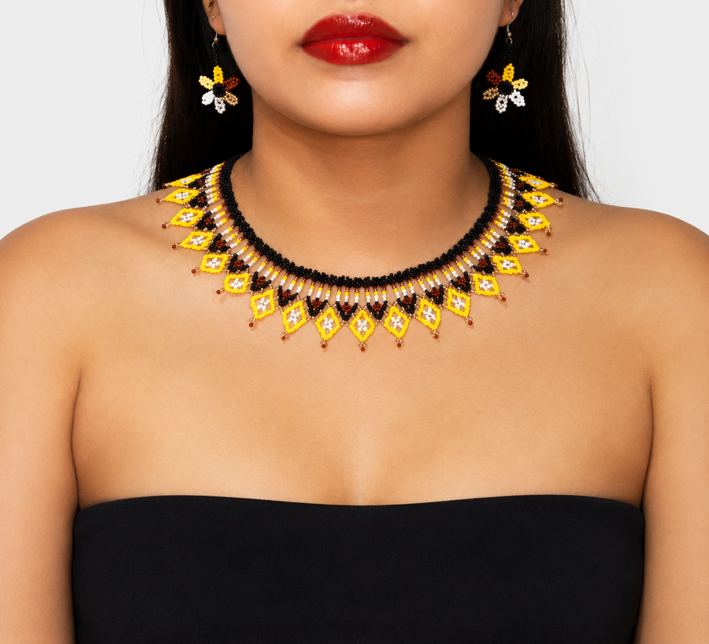 Traditional Ebony Sun Choker