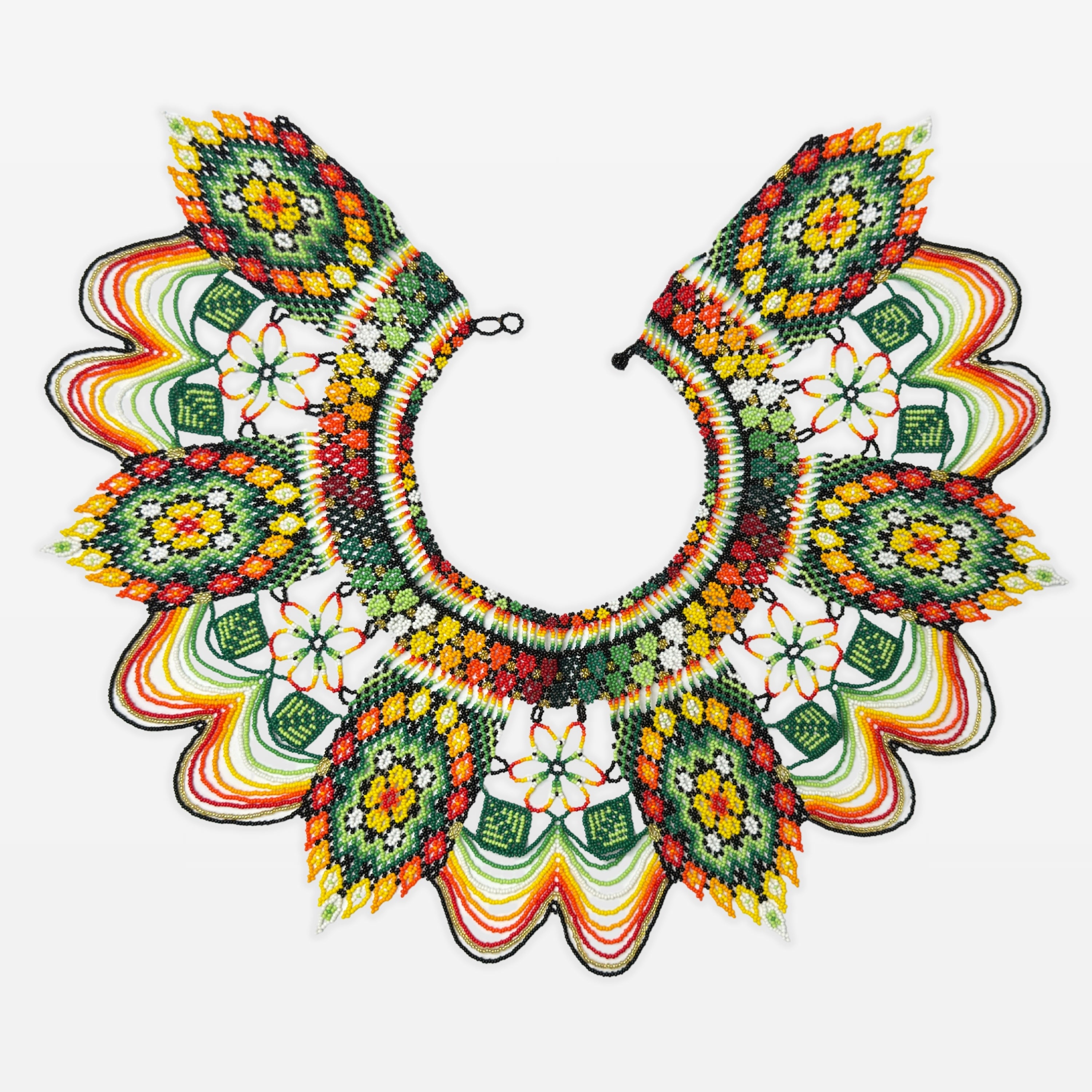 Collar Jardín Ancestral de Colores