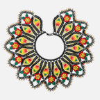 Collar Ancestral Flores Doradas