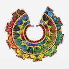 Collar Ancestral Multicolor Dorado